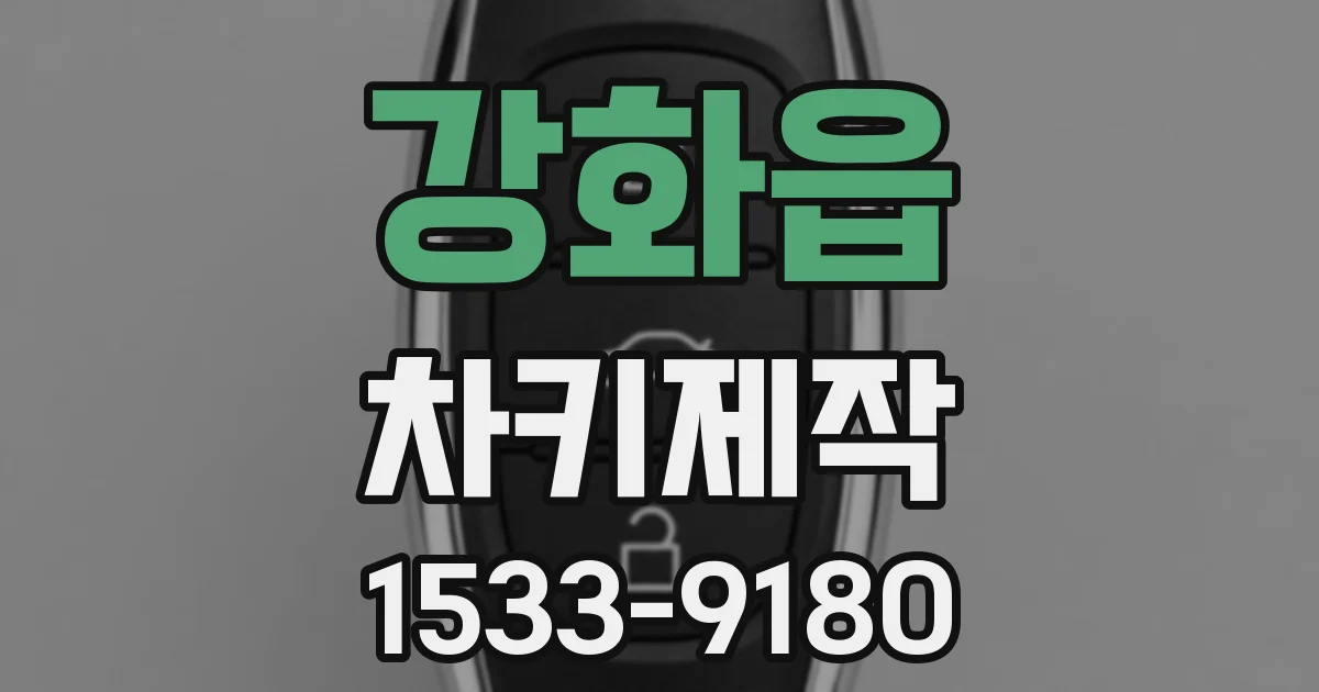 강화읍 차키제작