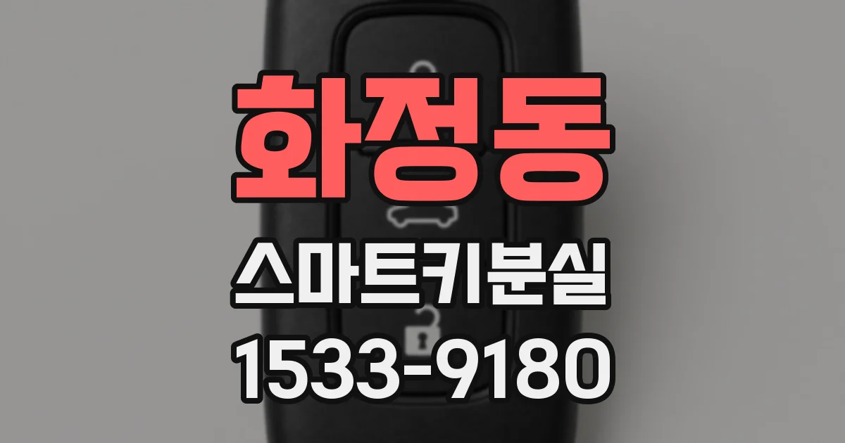 화정동 스마트키분실