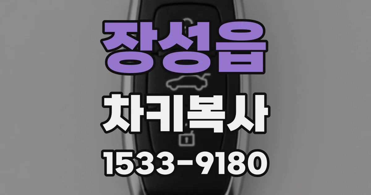 장성읍 차키복사