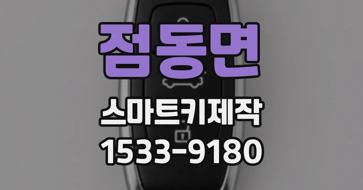 점동면 스마트키제작