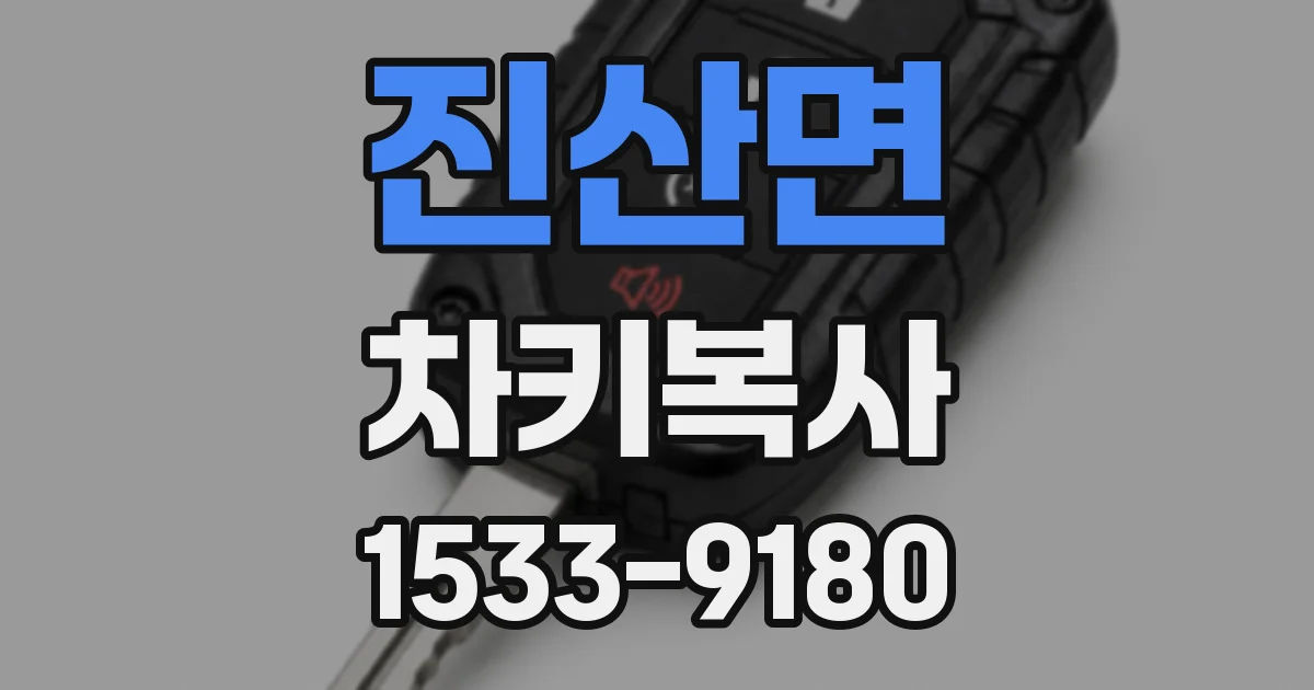 진산면 차키복사