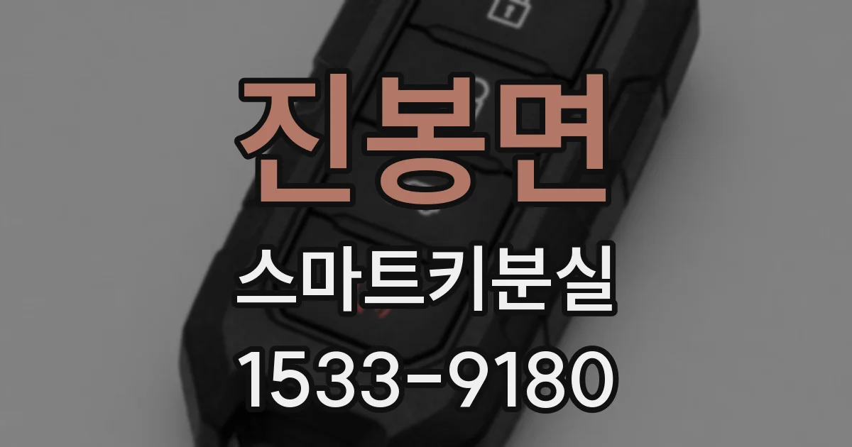진봉면 스마트키분실