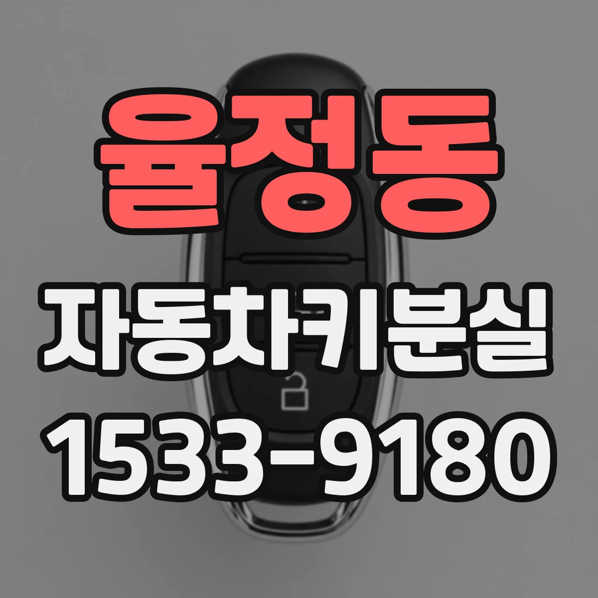 율정동 자동차키분실