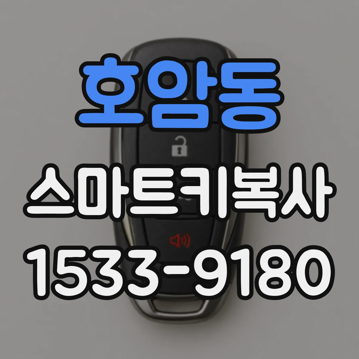 호암동 스마트키복사