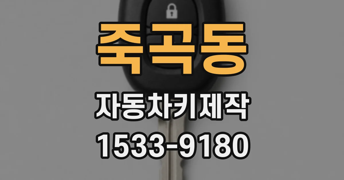 죽곡동 자동차키제작