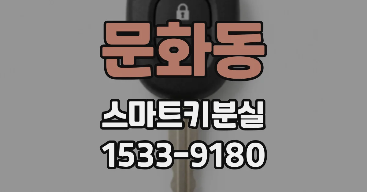 문화동 스마트키분실