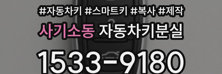 사기소동 자동차키분실