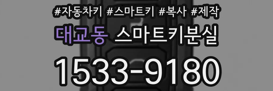 대교동 스마트키분실