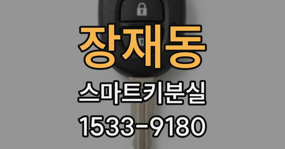 장재동 스마트키분실
