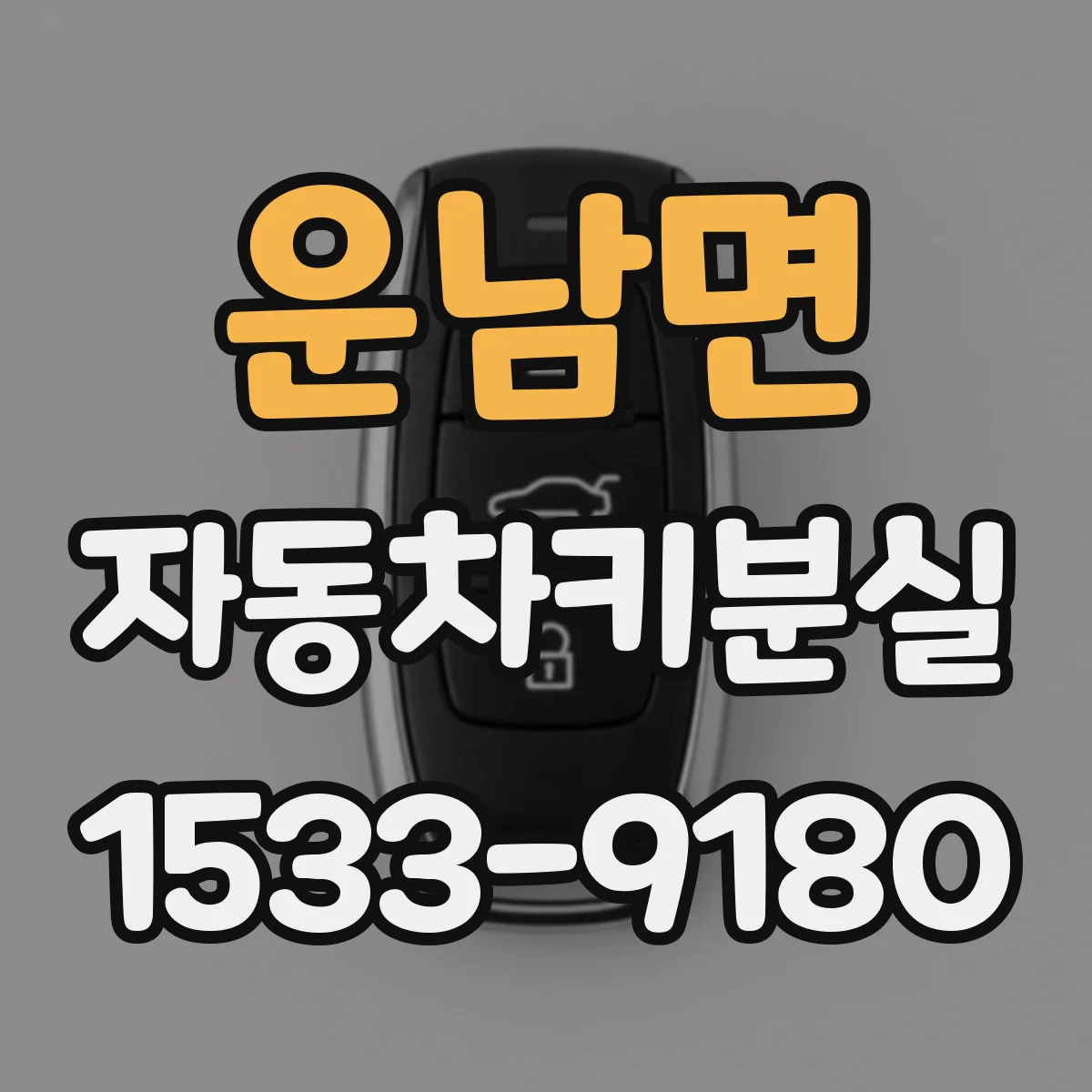 운남면 자동차키분실
