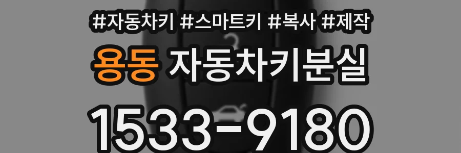 용동 자동차키분실
