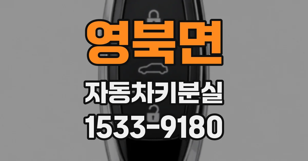 영북면 자동차키분실