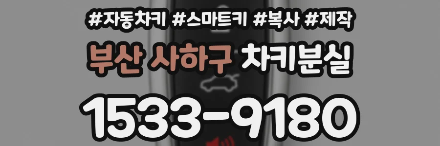 부산 사하구 차키분실