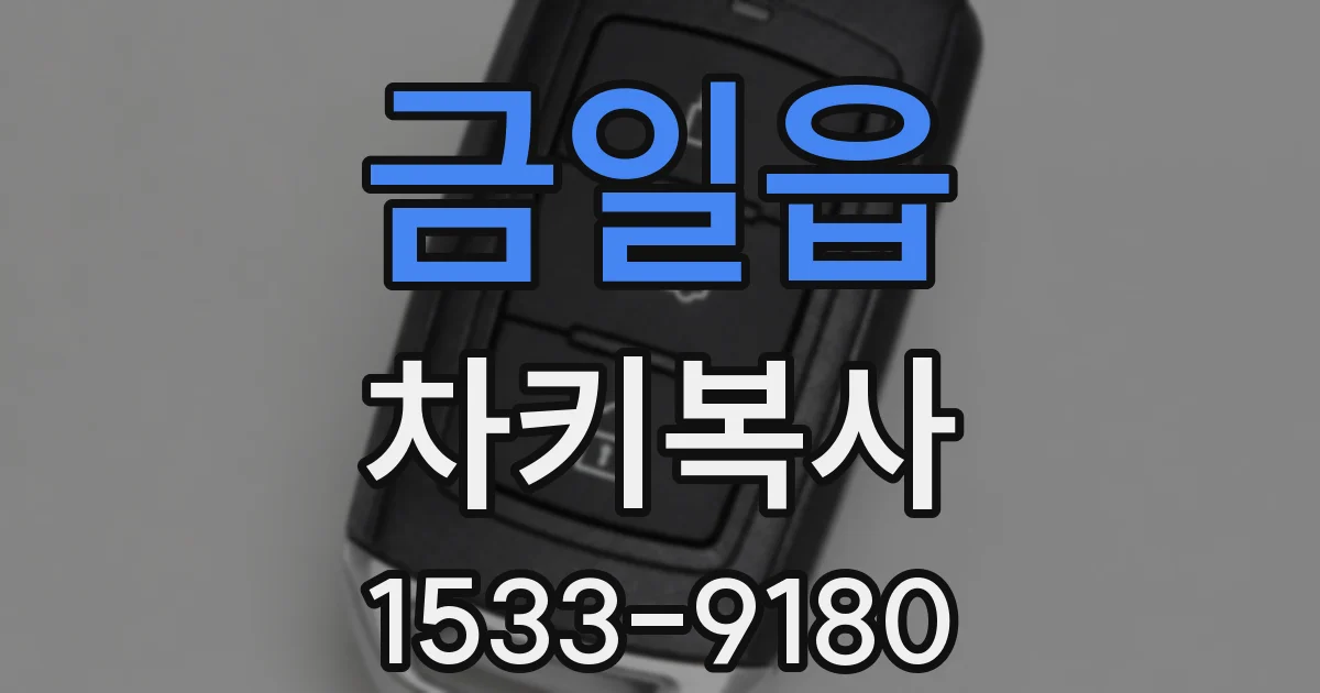 금일읍 차키복사
