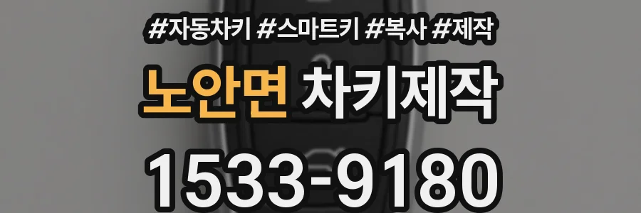 노안면 차키제작