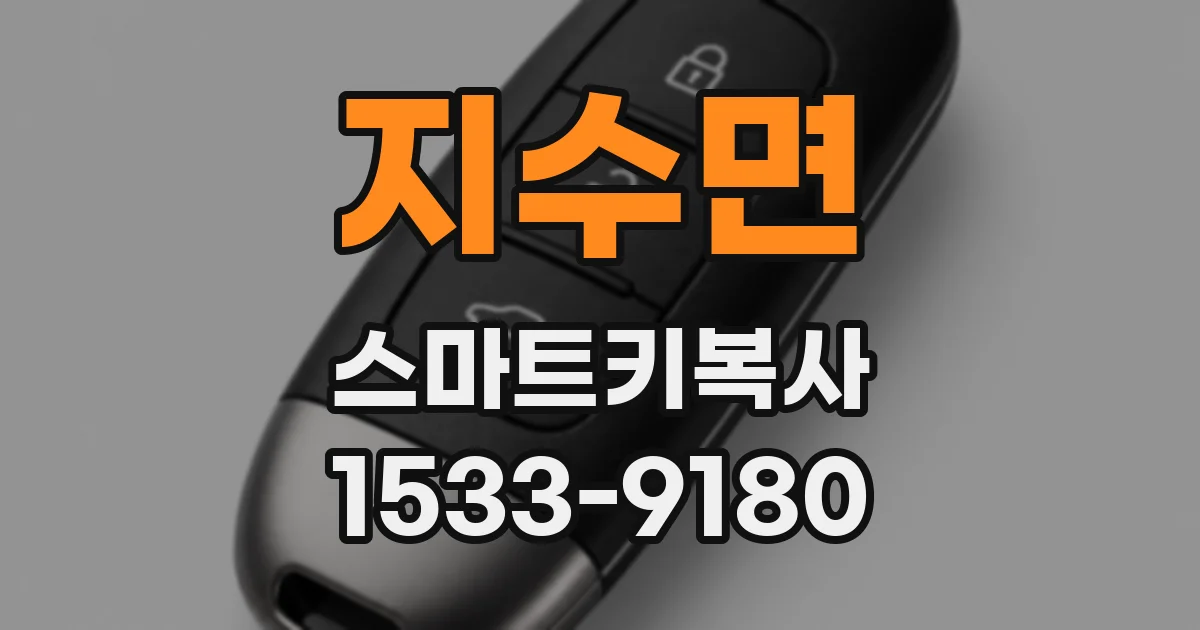 지수면 스마트키복사