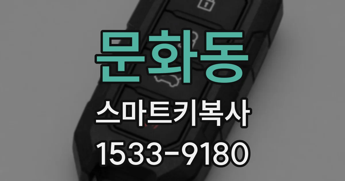 문화동 스마트키복사