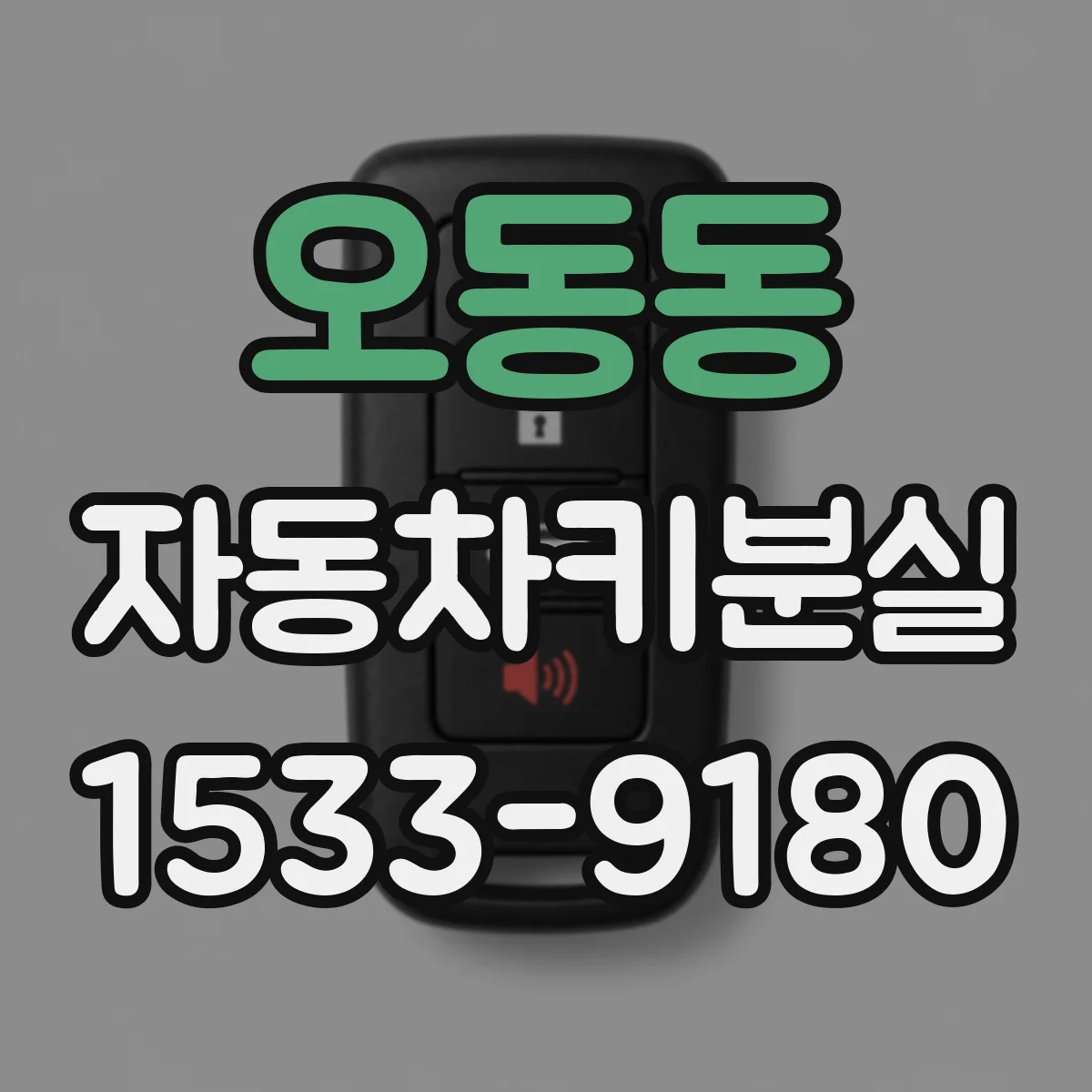 오동동 자동차키분실