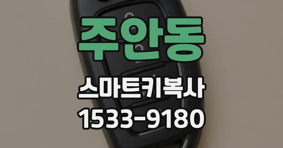 주안동 스마트키복사