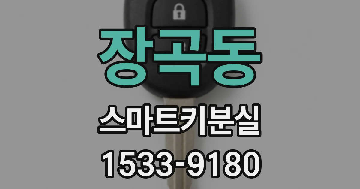 장곡동 스마트키분실
