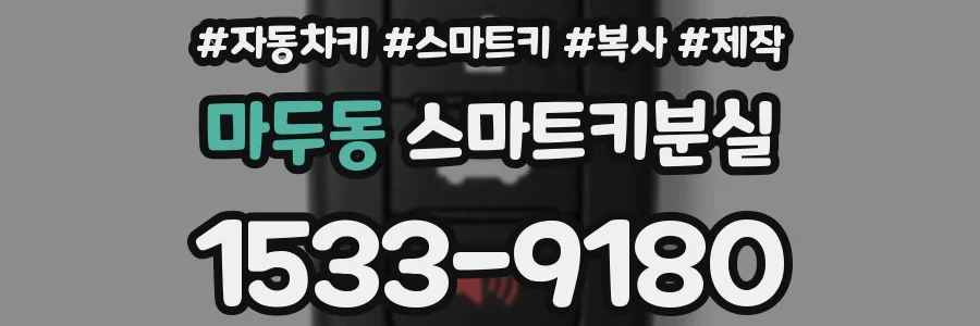 마두동 스마트키분실