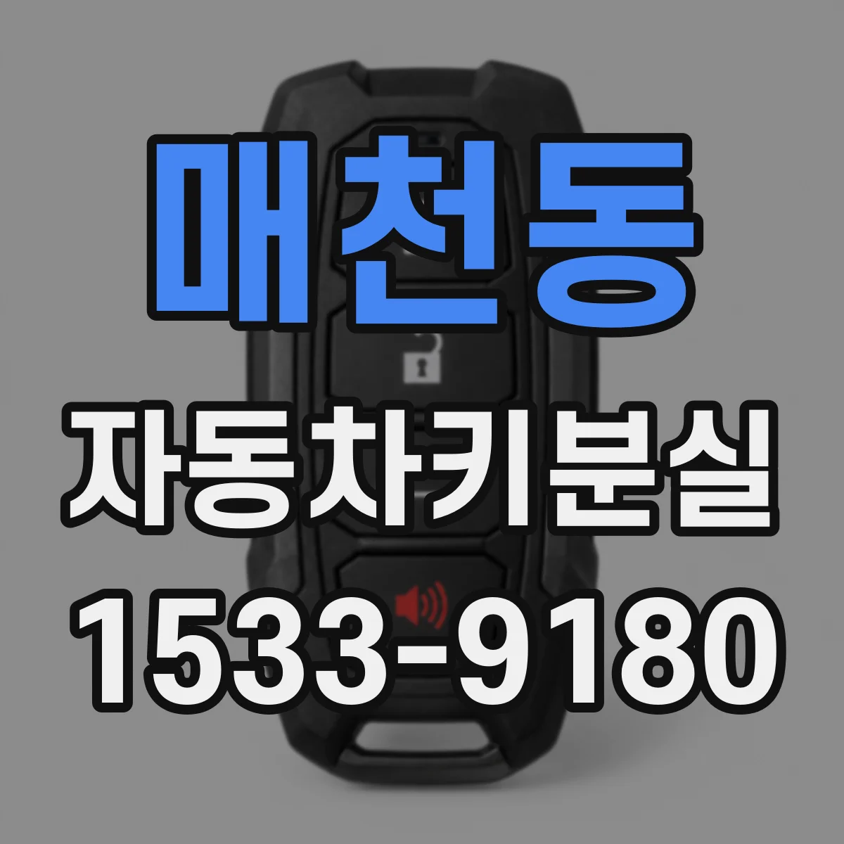 매천동 자동차키분실