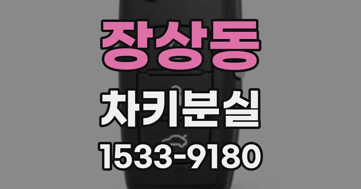 장상동 차키분실