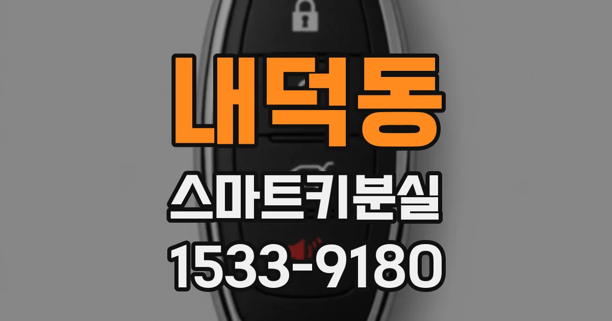 내덕동 스마트키분실