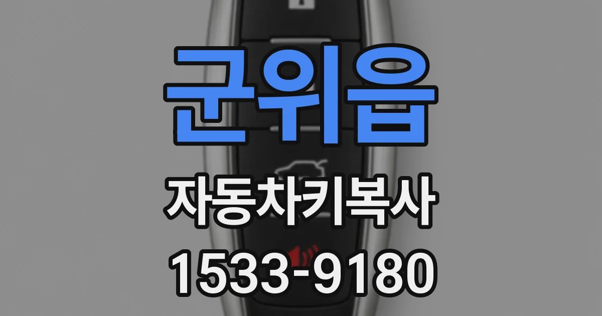 군위읍 자동차키복사