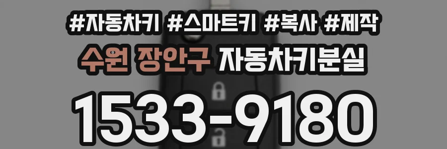 수원 장안구 자동차키분실