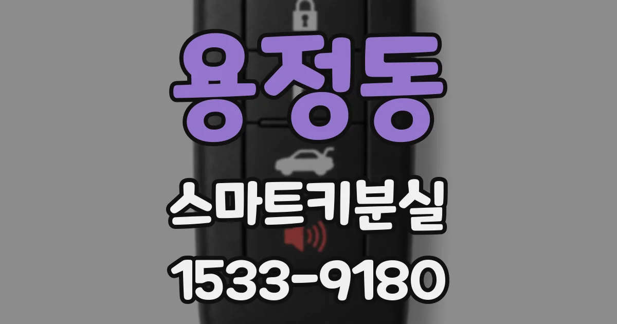 용정동 스마트키분실