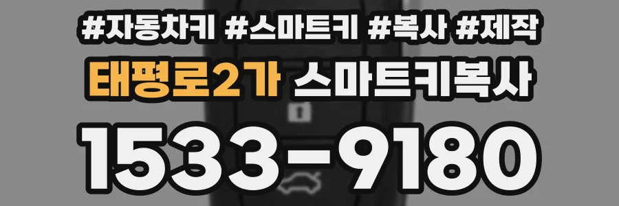 태평로2가 스마트키복사