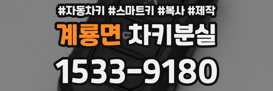 계룡면 차키분실
