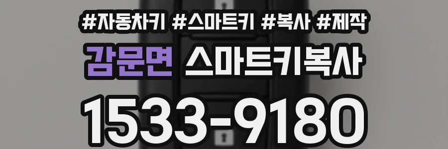 감문면 스마트키복사