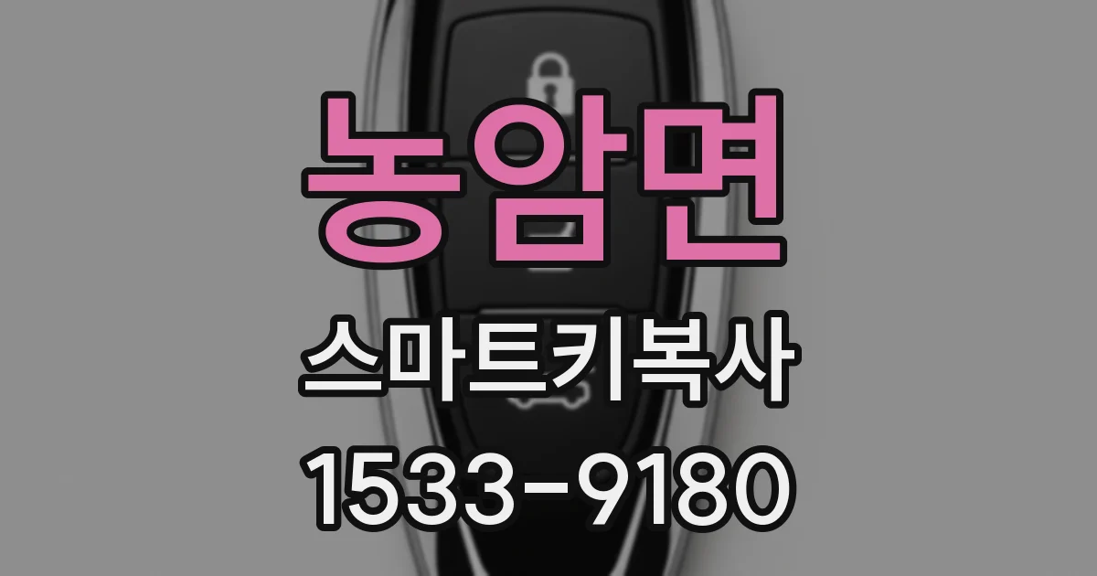 농암면 스마트키복사