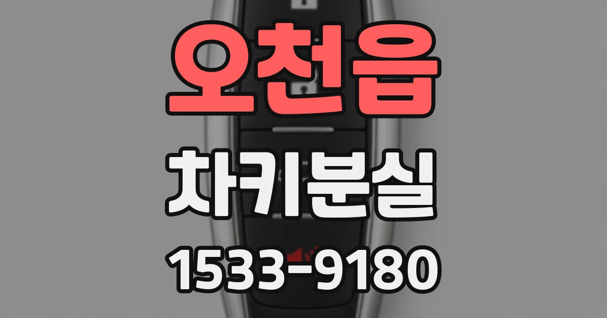 오천읍 차키분실