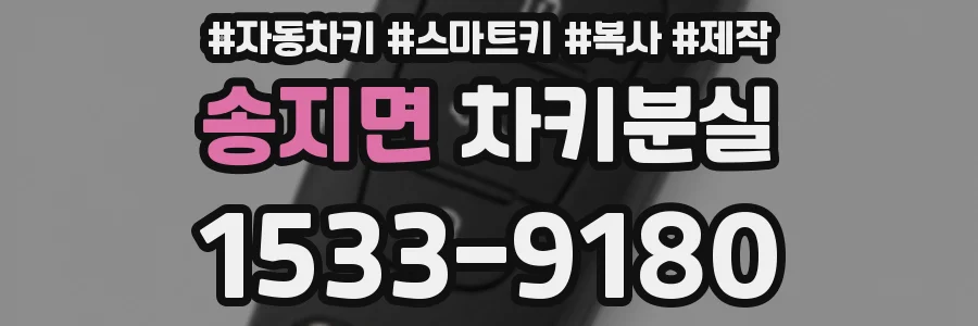 송지면 차키분실