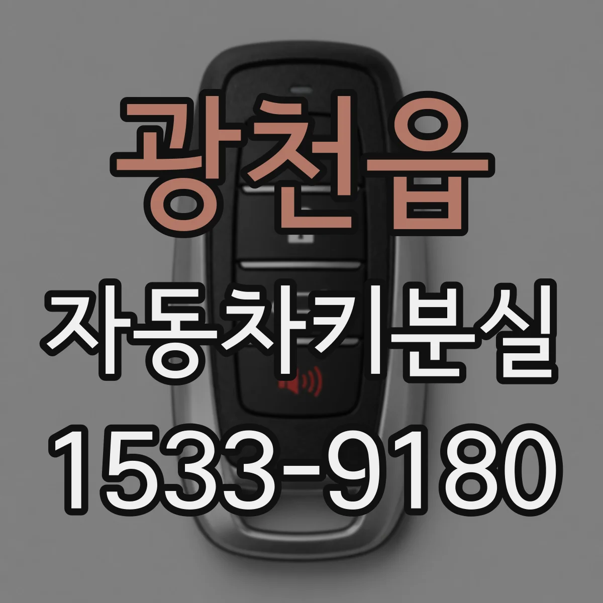 광천읍 자동차키분실