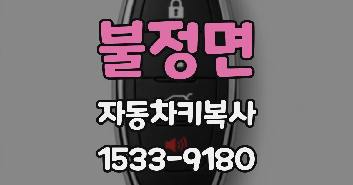 불정면 자동차키복사