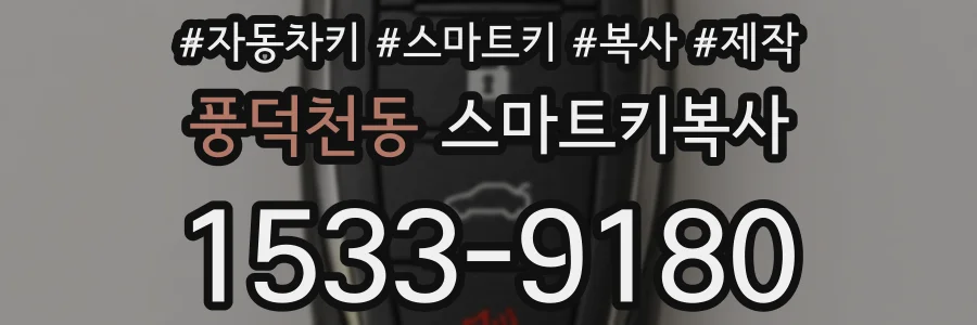 풍덕천동 스마트키복사
