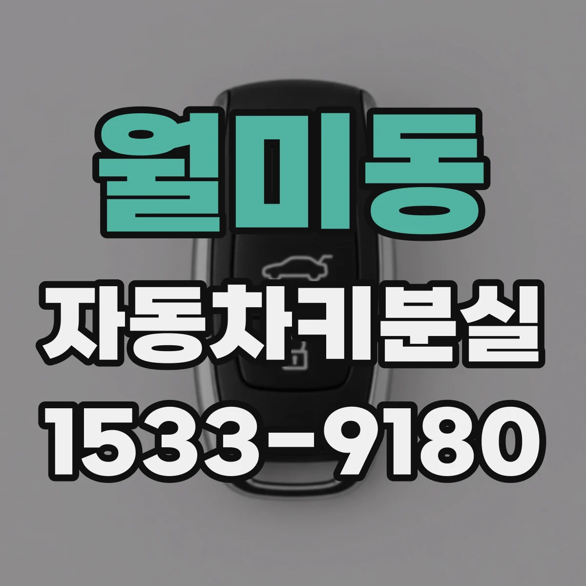 월미동 자동차키분실