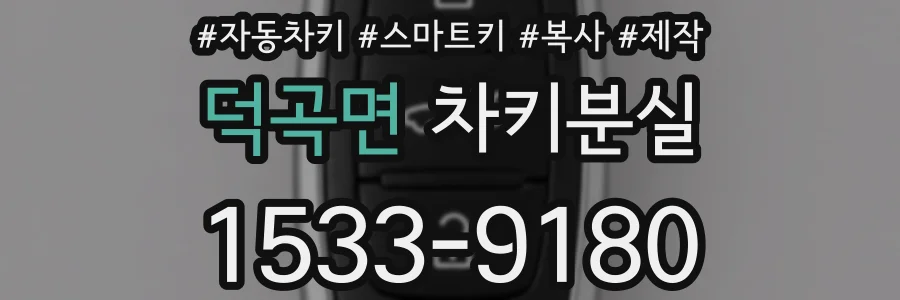 덕곡면 차키분실