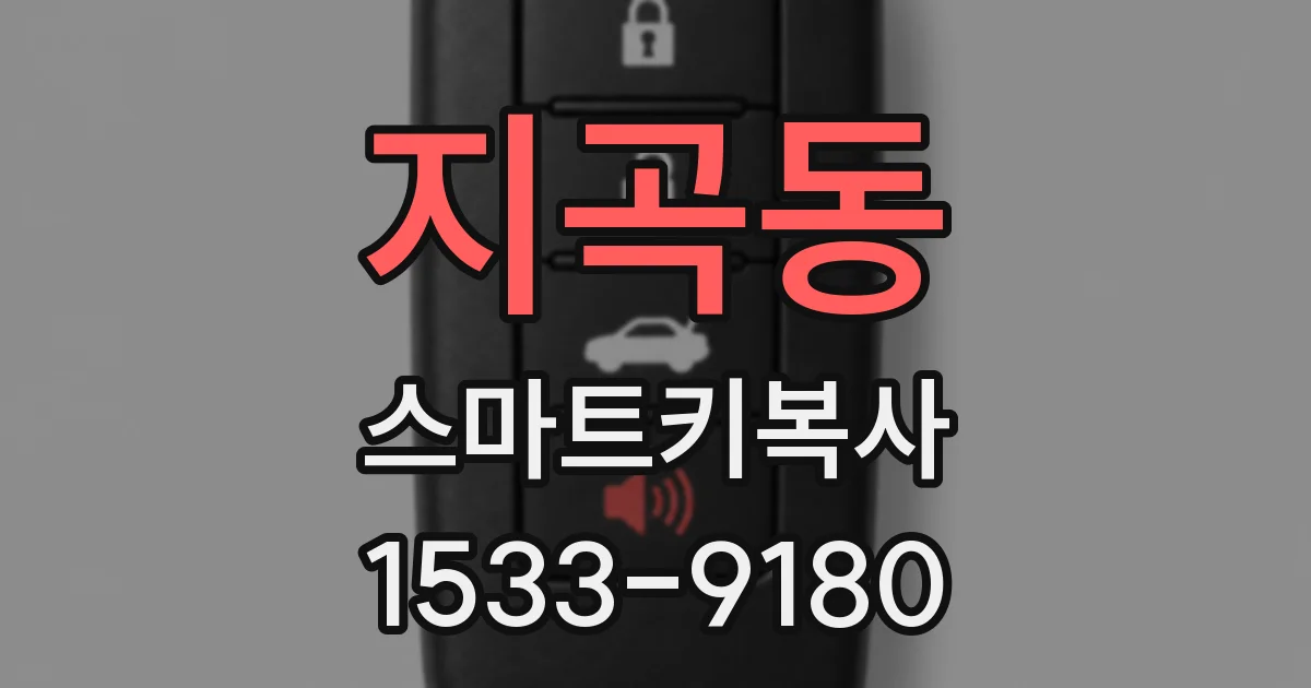 지곡동 스마트키복사