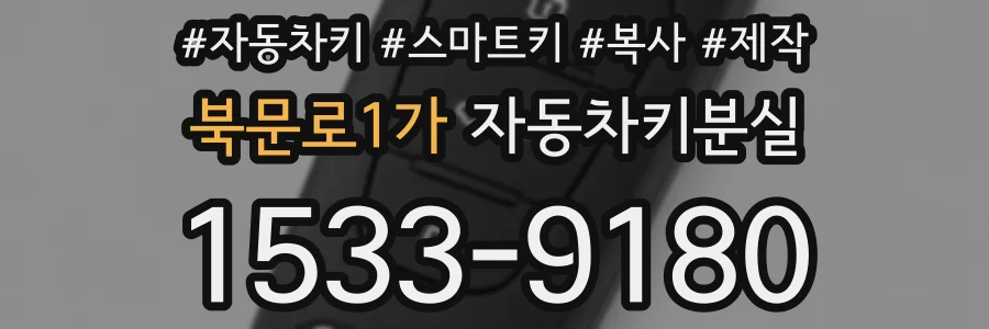 북문로1가 자동차키분실