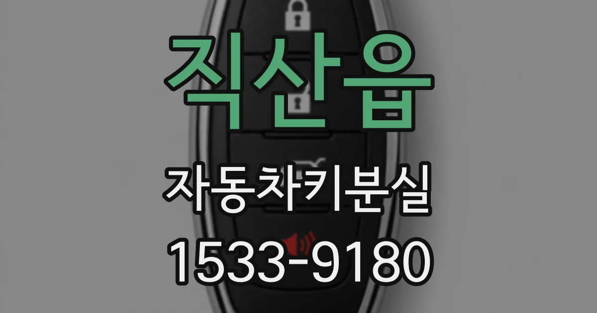 직산읍 자동차키분실