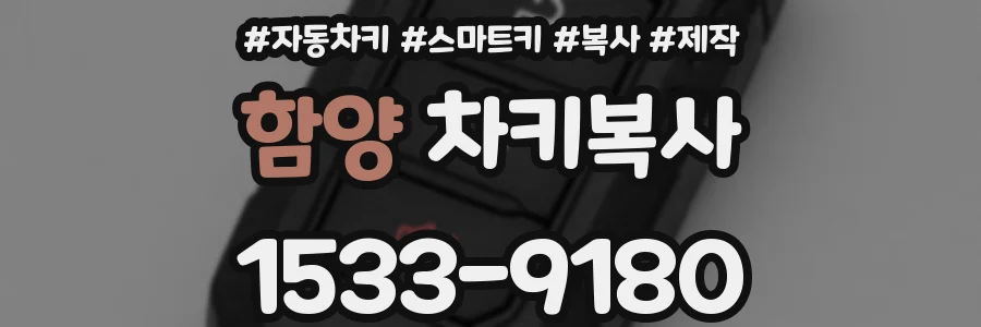 함양 차키복사