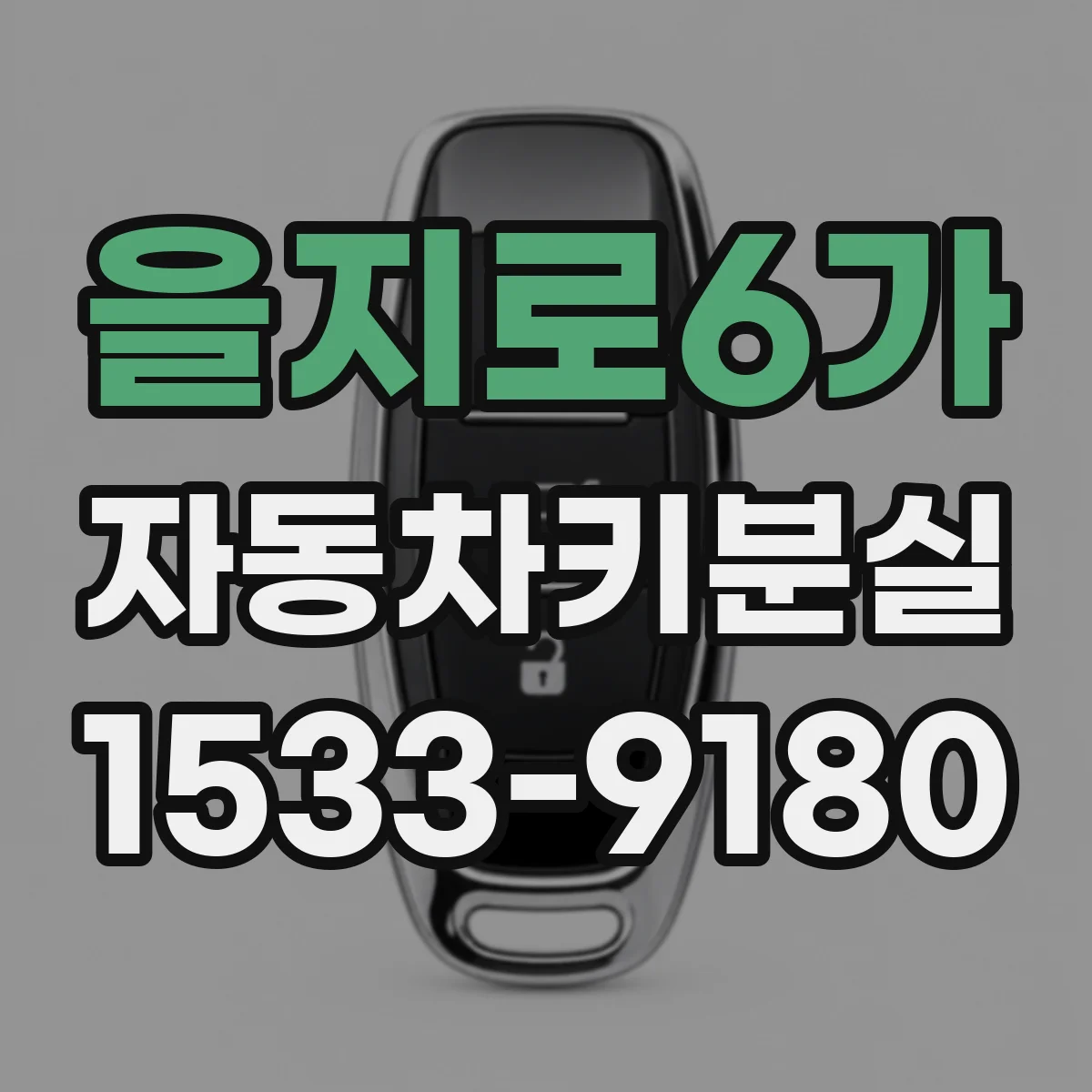 을지로6가 자동차키분실