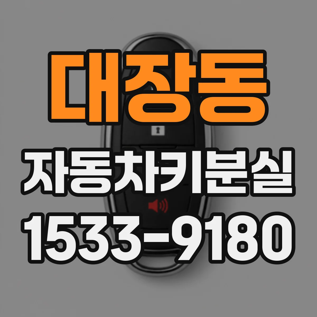 대장동 자동차키분실