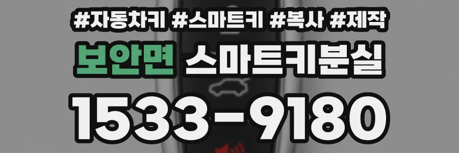 보안면 스마트키분실