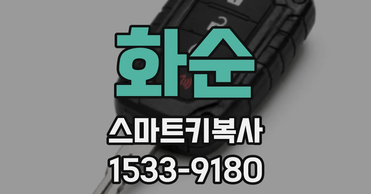 화순 스마트키복사